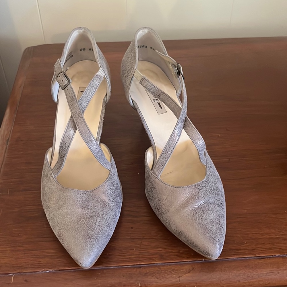 Paul Green silver heels